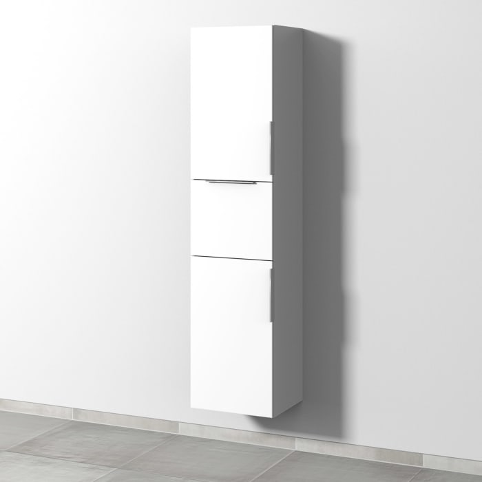 Sanipa 3way Hochschrank 40 cm, 2 Türen mit Türanschlag links, mit Aufsatzgriff