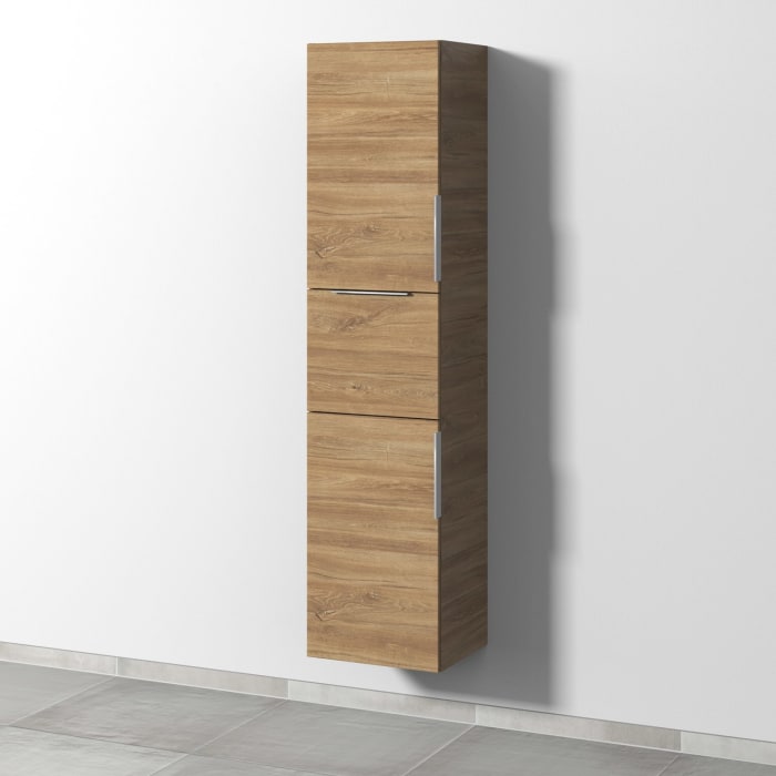 Sanipa 3way Hochschrank 40 cm, 2 Türen mit Türanschlag links, mit Aufsatzgriff