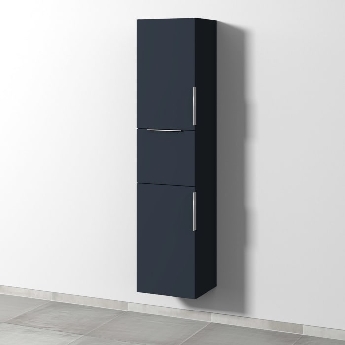 Sanipa 3way Hochschrank 40 cm, 2 Türen mit Türanschlag links, mit Aufsatzgriff