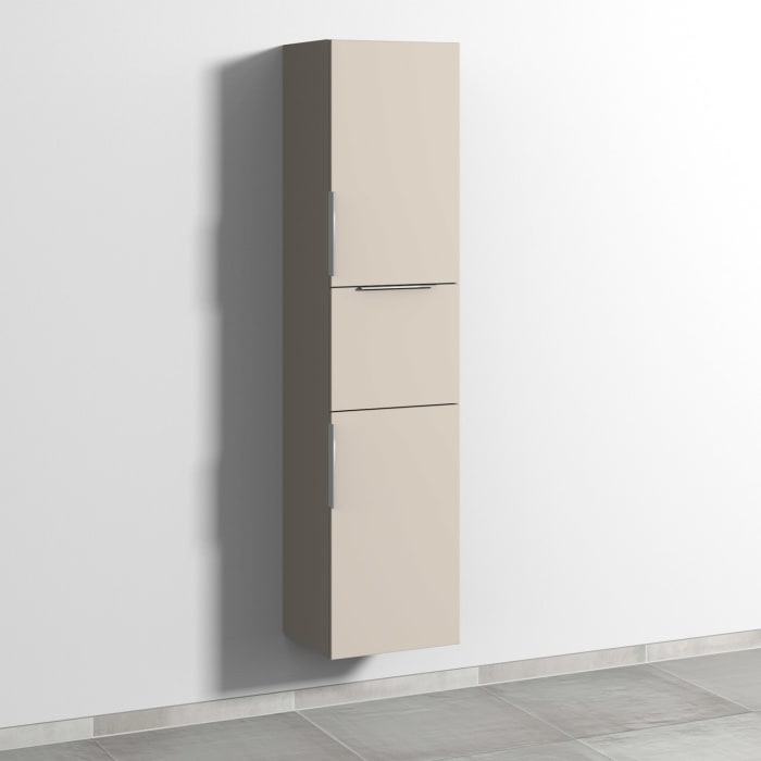 Sanipa 3way Hochschrank 40 cm, 2 Türen mit Türanschlag rechts, mit Aufsatzgriff