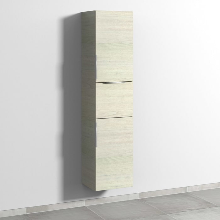 Sanipa 3way Hochschrank 40 cm, 2 Türen mit Türanschlag rechts, mit Aufsatzgriff