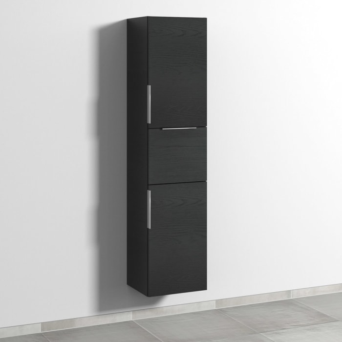 Sanipa 3way Hochschrank 40 cm, 2 Türen mit Türanschlag rechts, mit Aufsatzgriff