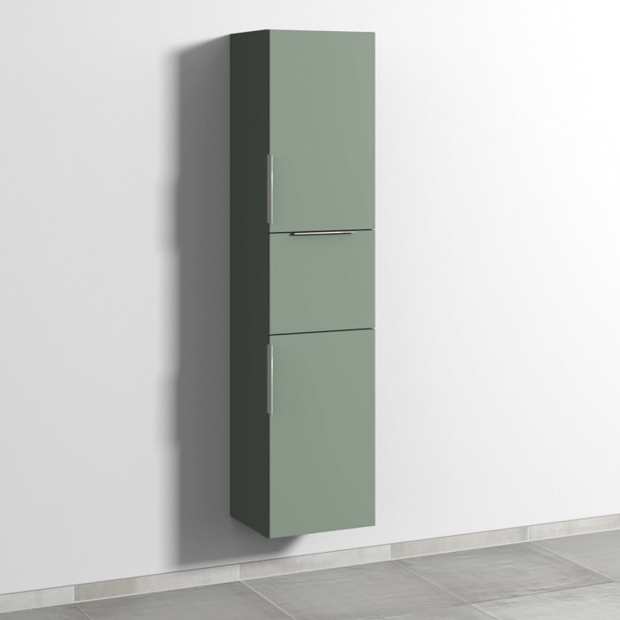 Sanipa 3way Hochschrank 40 cm, 2 Türen mit Türanschlag rechts, mit Aufsatzgriff