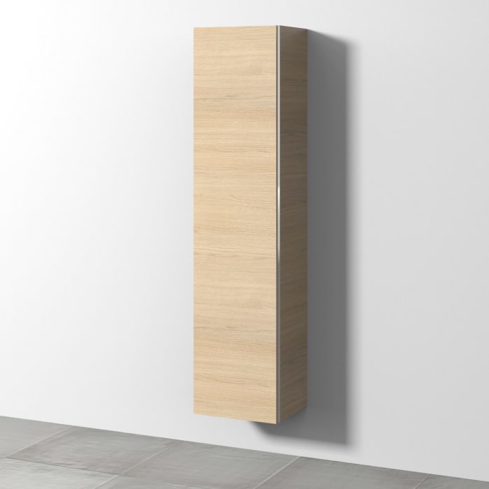 Sanipa 3way Hochschrank 40 cm, 1 Tür mit Türanschlag links und Innenspiegel