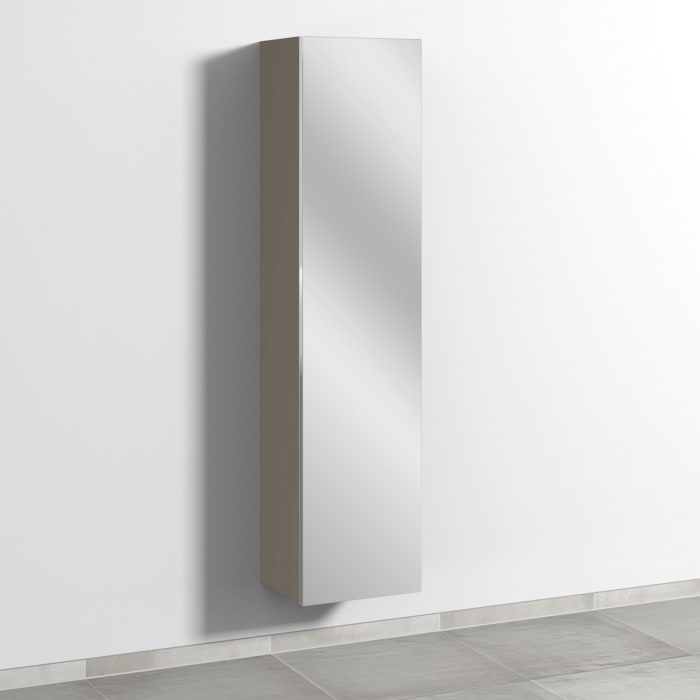 Sanipa 3way Hochschrank 40 cm, 1 Spiegel-Tür mit Türanschlag rechts