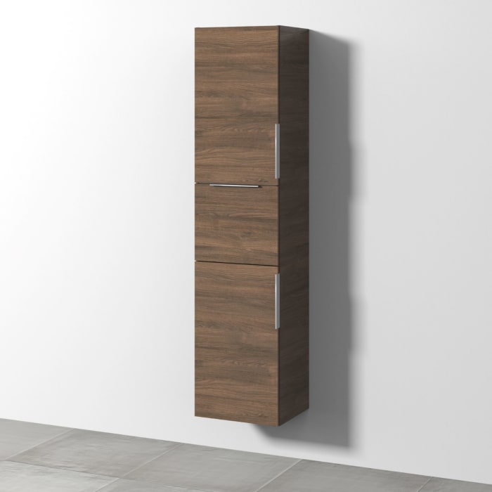 Sanipa 3way Hochschrank 40 cm, 2 Türen mit Türanschlag rechts, mit Aufsatzgriff