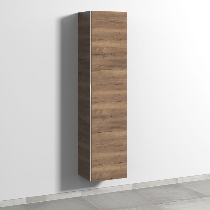 Sanipa 3way Hochschrank 40 cm, 1 Tür mit Türanschlag rechts und Innenspiegel