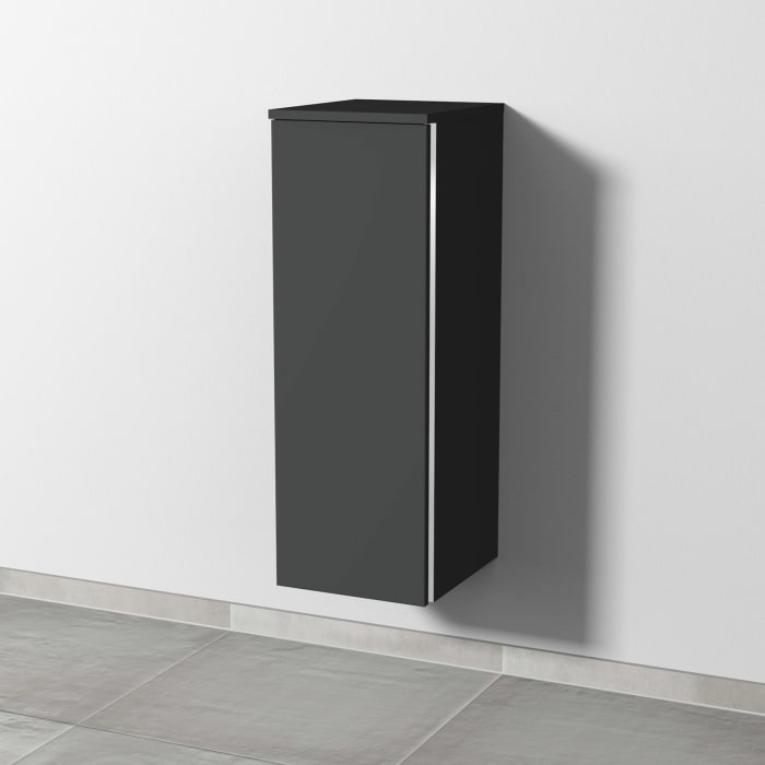 Sanipa 3way Mittelschrank 30 cm, 1 Tür mit Anschlag links, mit Griff-Leiste