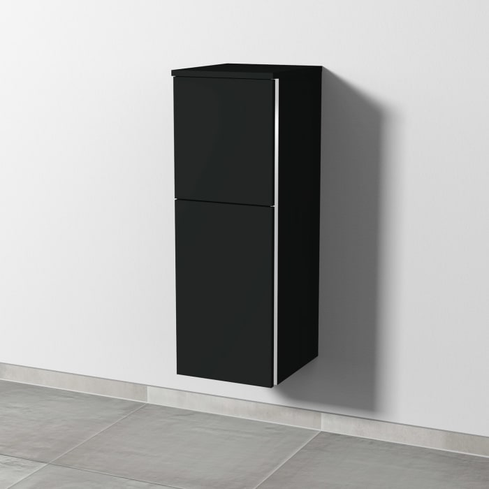 Sanipa 3way Mittelschrank 30 cm, 1 Tür mit Anschlag links, 1 Auszug, mit Griff-Leiste