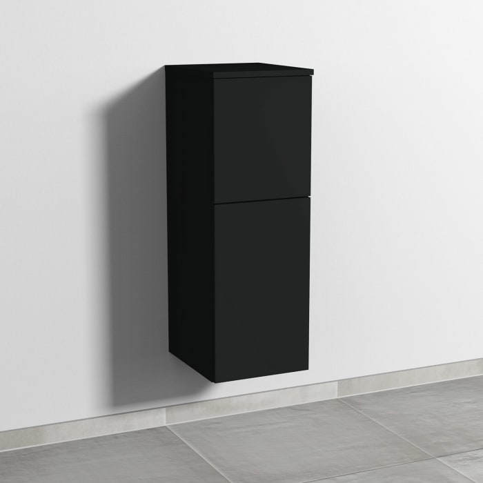 Sanipa 3way Mittelschrank 30 cm, 1 Tür mit Anschlag rechts, 1 Auszug, Push to open