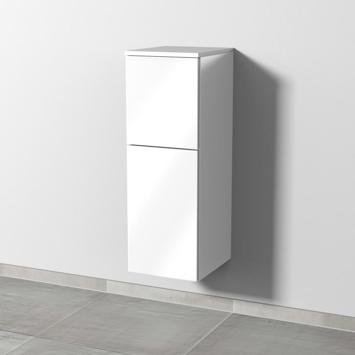 Sanipa 3way Mittelschrank 30 cm, 1 Tür mit Anschlag links, 1 Auszug, Push to open