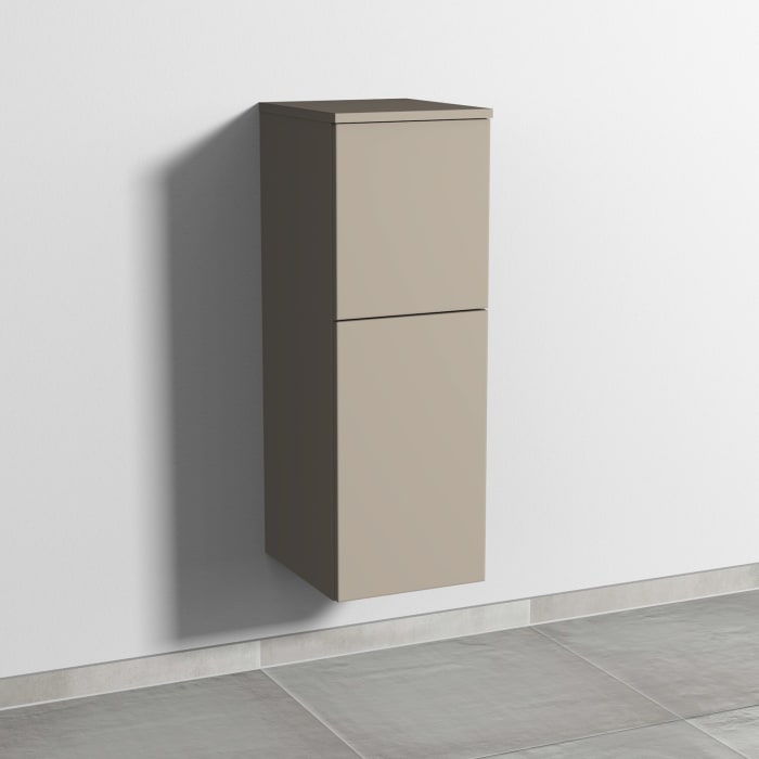 Sanipa 3way Mittelschrank 30 cm, 1 Tür mit Anschlag rechts, 1 Auszug, Push to open