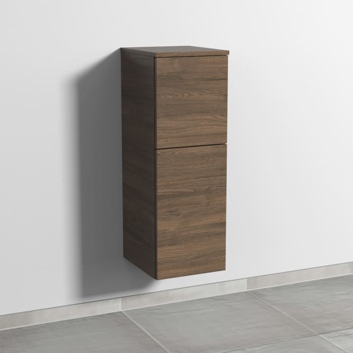 Sanipa 3way Mittelschrank 30 cm, 1 Tür mit Anschlag rechts, 1 Auszug, Push to open