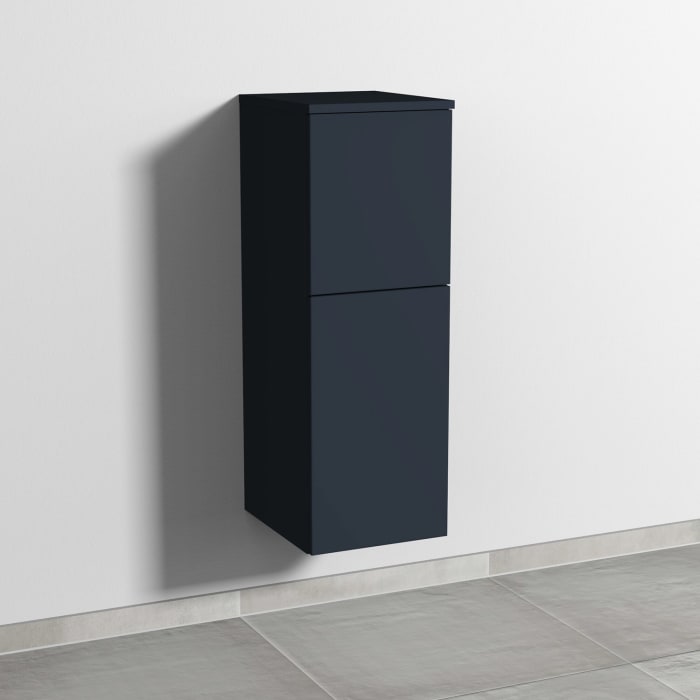 Sanipa 3way Mittelschrank 30 cm, 1 Tür mit Anschlag rechts, 1 Auszug, Push to open