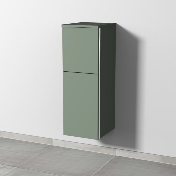 Sanipa 3way Mittelschrank 30 cm, 1 Tür mit Anschlag links, 1 Auszug, mit Griff-Leiste