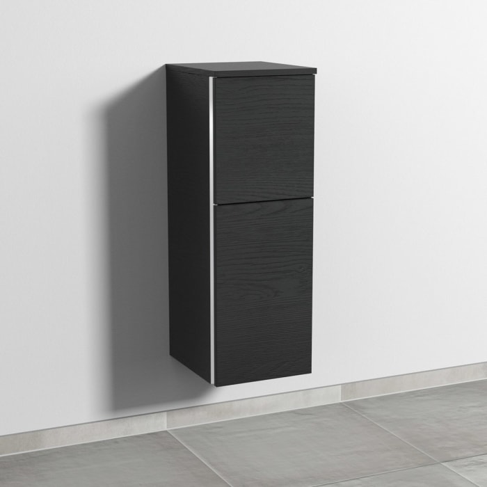 Sanipa 3way Mittelschrank 30 cm, 1 Tür mit Anschlag rechts, 1 Auszug, mit Griff-Leiste