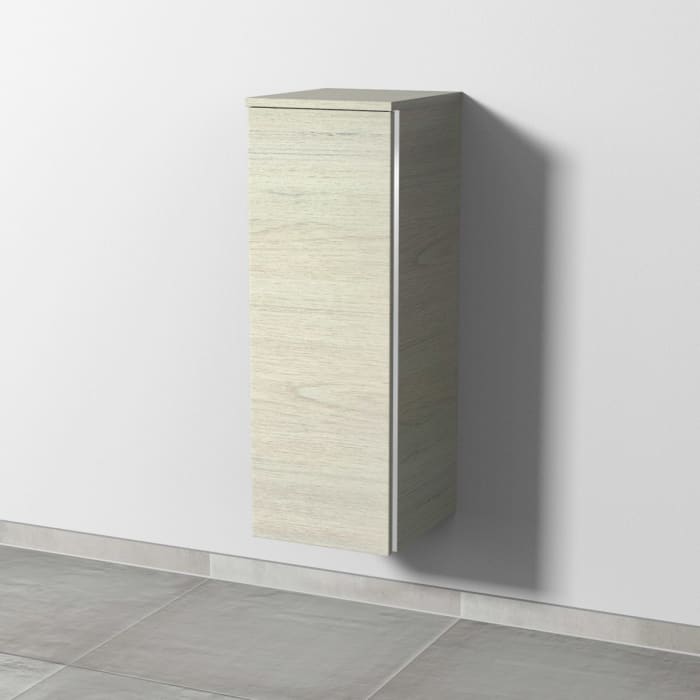 Sanipa 3way Mittelschrank 30 cm, 1 Tür mit Anschlag links, mit Griff-Leiste