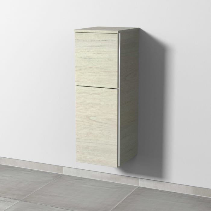 Sanipa 3way Mittelschrank 30 cm, 1 Tür mit Anschlag links, 1 Auszug, mit Griff-Leiste