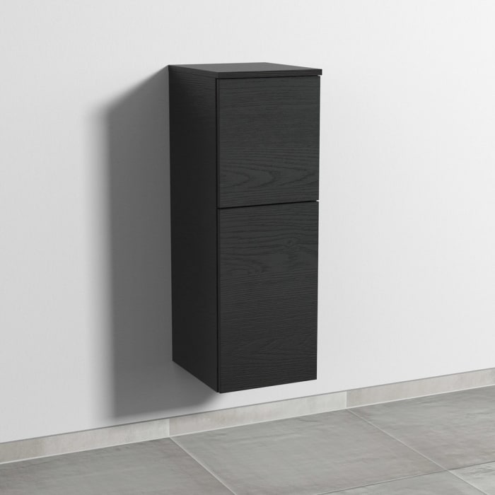 Sanipa 3way Mittelschrank 30 cm, 1 Tür mit Anschlag rechts, 1 Auszug, Push to open