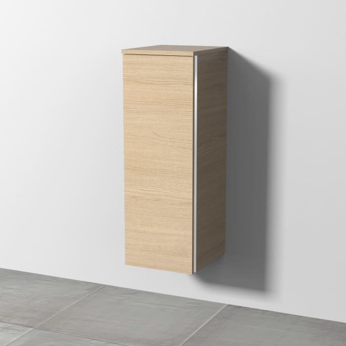 Sanipa 3way Mittelschrank 30 cm, 1 Tür mit Anschlag links, mit Griff-Leiste