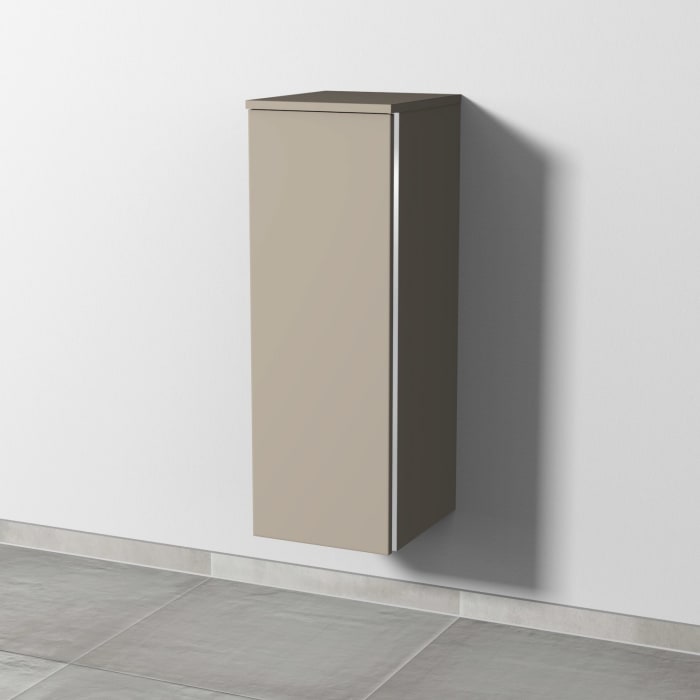 Sanipa 3way Mittelschrank 30 cm, 1 Tür mit Anschlag links, mit Griff-Leiste