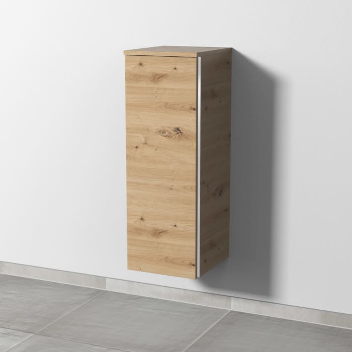 Sanipa 3way Mittelschrank 30 cm, 1 Tür mit Anschlag links, mit Griff-Leiste