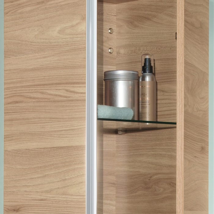 Sanipa 3way Mittelschrank 35 cm, 1 Tür mit Anschlag rechts, mit Griff-Leiste