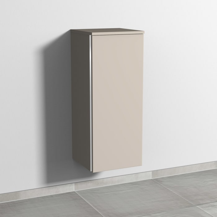 Sanipa 3way Mittelschrank 35 cm, 1 Tür mit Anschlag rechts, mit Griff-Leiste