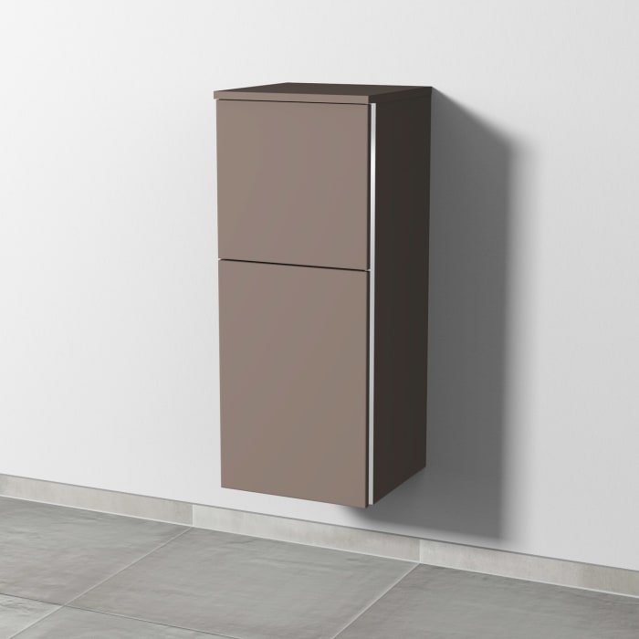 Sanipa 3way Mittelschrank 35 cm, 1 Tür mit Anschlag links, 1 Auszug, mit Griff-Leiste