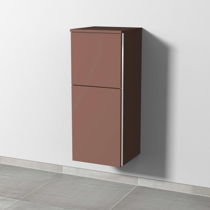 Sanipa 3way Mittelschrank 35 cm, 1 Tür mit Anschlag links, 1 Auszug, mit Griff-Leiste