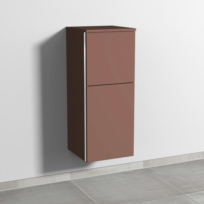 Sanipa 3way Mittelschrank 35 cm, 1 Tür mit Anschlag rechts, 1 Auszug, mit Griff-Leiste