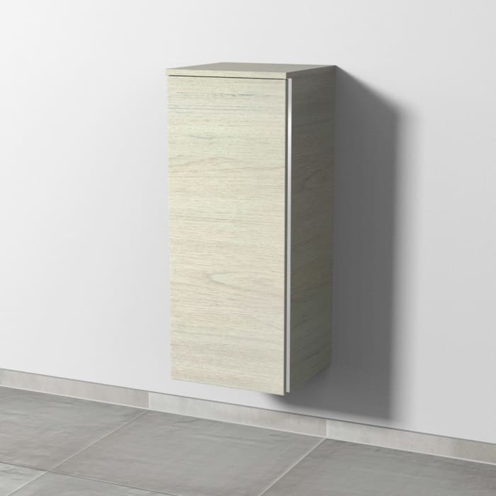 Sanipa 3way Mittelschrank 35 cm, 1 Tür mit Anschlag links, mit Griff-Leiste