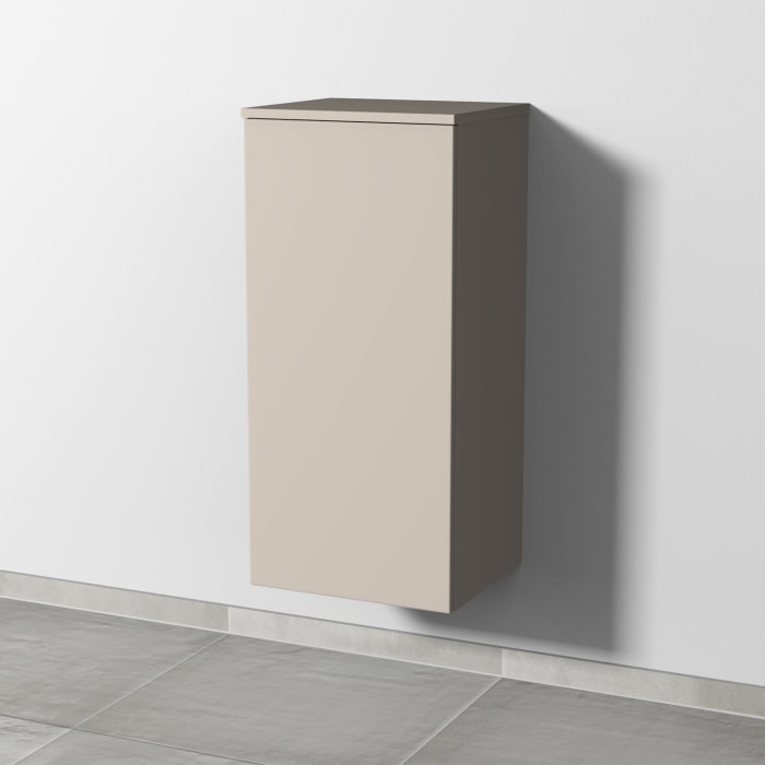 Sanipa 3way Mittelschrank 40 cm, 1 Tür mit Anschlag links, Push to open