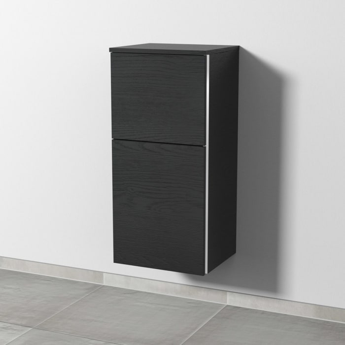 Sanipa 3way Mittelschrank 40 cm, 1 Tür mit Anschlag links, 1 Auszug, mit Griff-Leiste