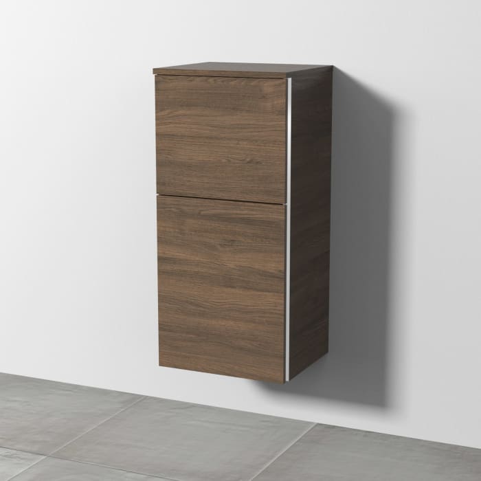 Sanipa 3way Mittelschrank 40 cm, 1 Tür mit Anschlag links, 1 Auszug, mit Griff-Leiste