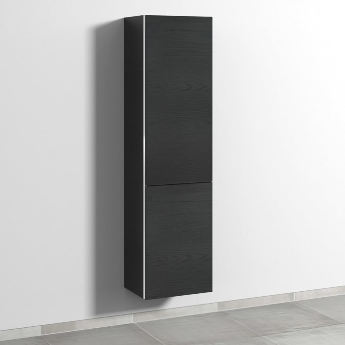 Sanipa 3way Stauraumschrank 45 cm, 1 Wäschekorbklappe, 1 Tür mit Türanschlag rechts