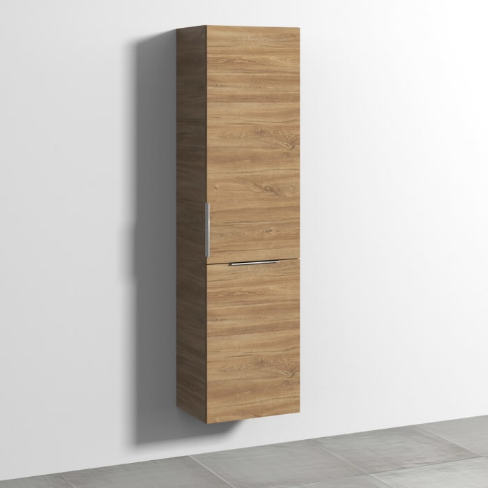 Sanipa 3way Stauraumschrank 45 cm, 1 Wäschekorbklappe, 1 Tür mit Türanschlag rechts, mit Aufsatzgriff
