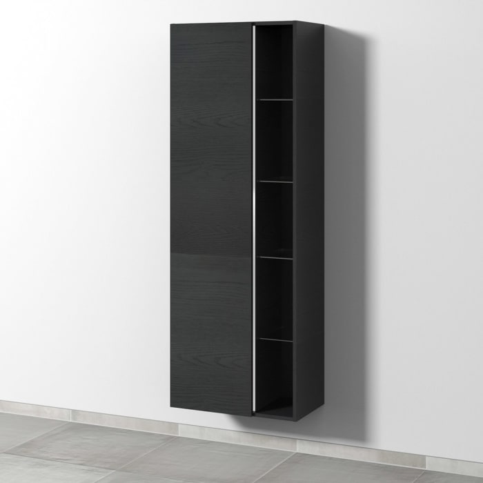 Sanipa 3way Stauraumschrank 60 cm, 1 offenes Fach rechts, 1 Tür mit Türanschlag links