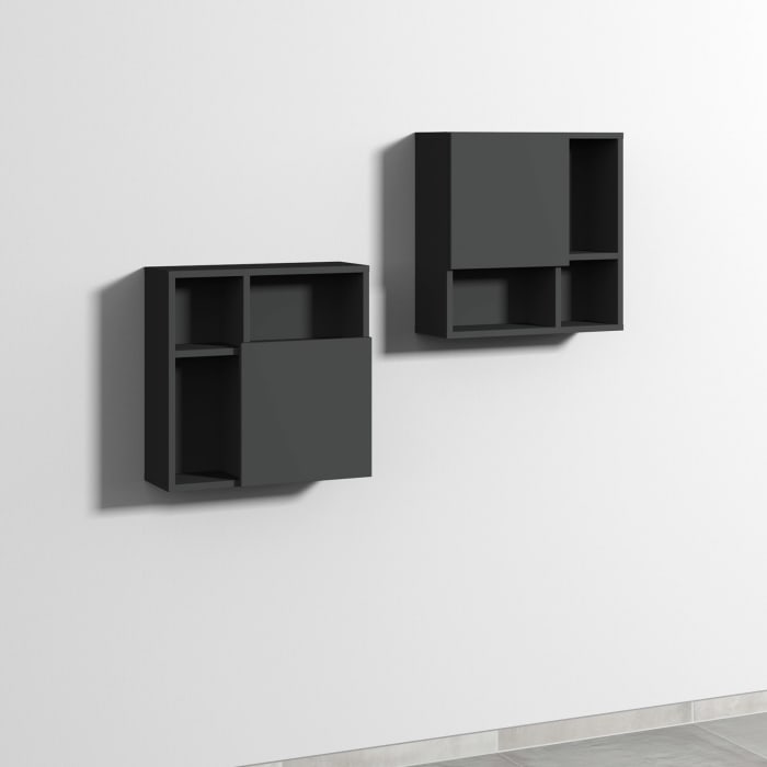 Sanipa 3way Würfelschrank 51 cm, 1 Tür mit Anschlag links oder rechts