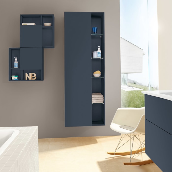 Sanipa 3way Würfelschrank 51 cm, 1 Tür mit Anschlag rechts oder links