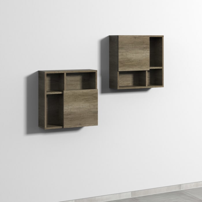 Sanipa 3way Würfelschrank 51 cm, 1 Tür mit Anschlag links oder rechts