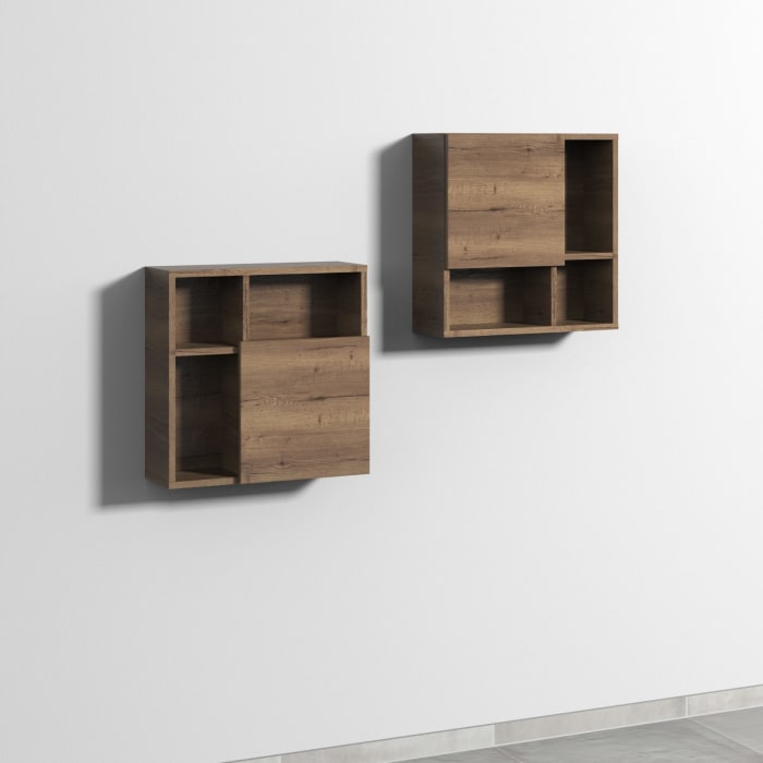 Sanipa 3way Würfelschrank 51 cm, 1 Tür mit Anschlag links oder rechts