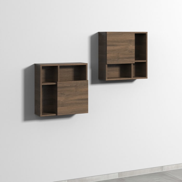 Sanipa 3way Würfelschrank 51 cm, 1 Tür mit Anschlag links oder rechts