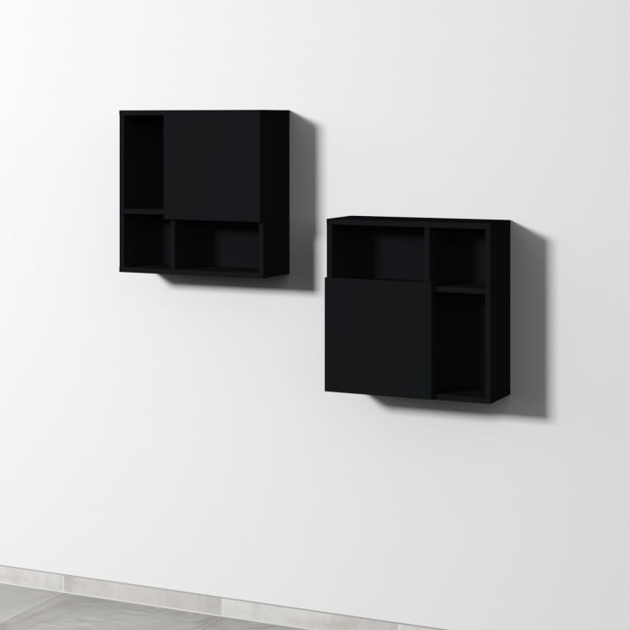 Sanipa 3way Würfelschrank 51 cm, 1 Tür mit Anschlag rechts oder links