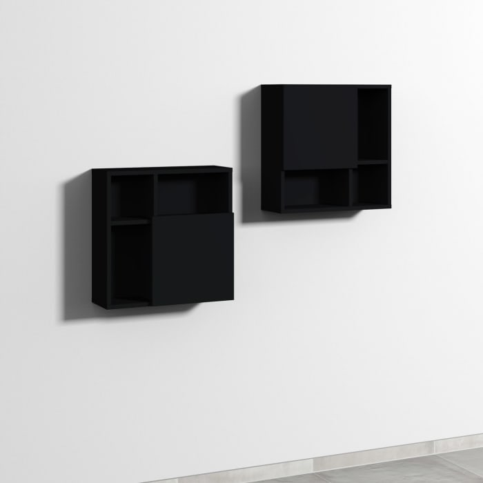 Sanipa 3way Würfelschrank 51 cm, 1 Tür mit Anschlag links oder rechts