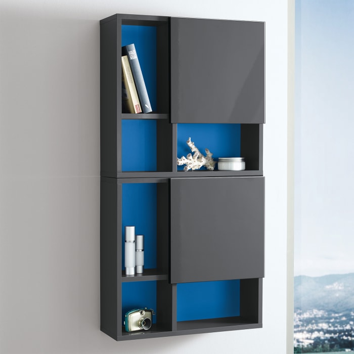 Sanipa 3way Würfelschrank 51 cm, 1 Tür mit Anschlag rechts oder links