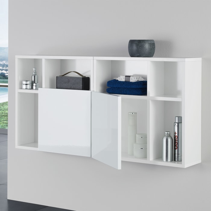 Sanipa 3way Würfelschrank 51 cm, 1 Tür mit Anschlag rechts oder links