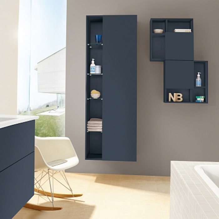 Sanipa 3way Würfelschrank 51 cm, 1 Tür mit Anschlag links oder rechts