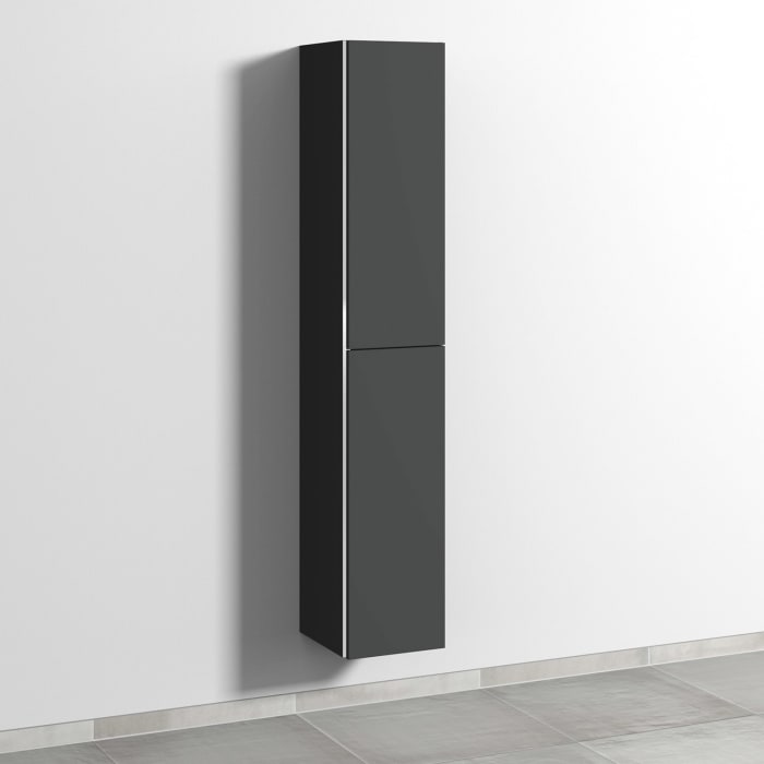 Sanipa 3way Hochschrank 30 cm, 2 Türen Anschlag rechts, mit Griffleiste