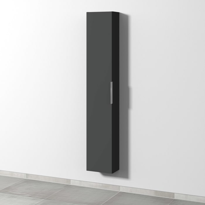 Sanipa 3way Hochschrank 30 cm tiefenreduziert, 1 Tür Anschlag links, mit Aufsatzgriff